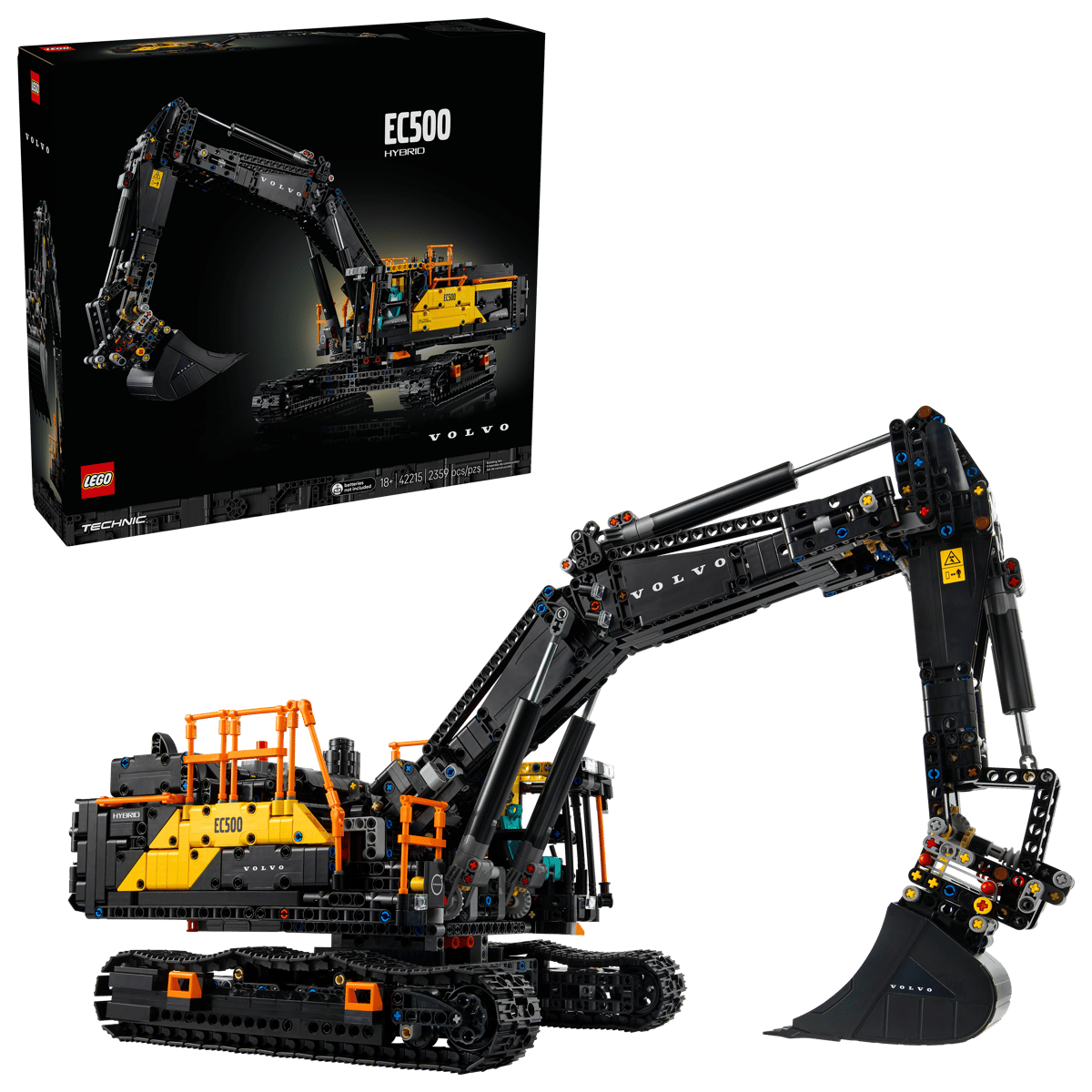 LEGO Technic Bausätze - Volvo EC500 Hybrid Bagger #42215