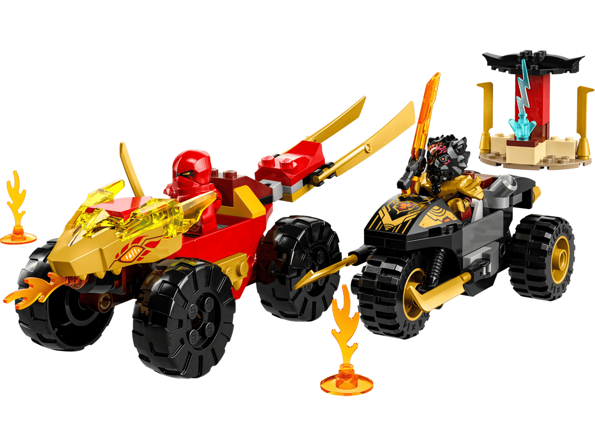 LEGO® Verfolgungsjagd mit Kais Flitzer und Ras' Motorrad