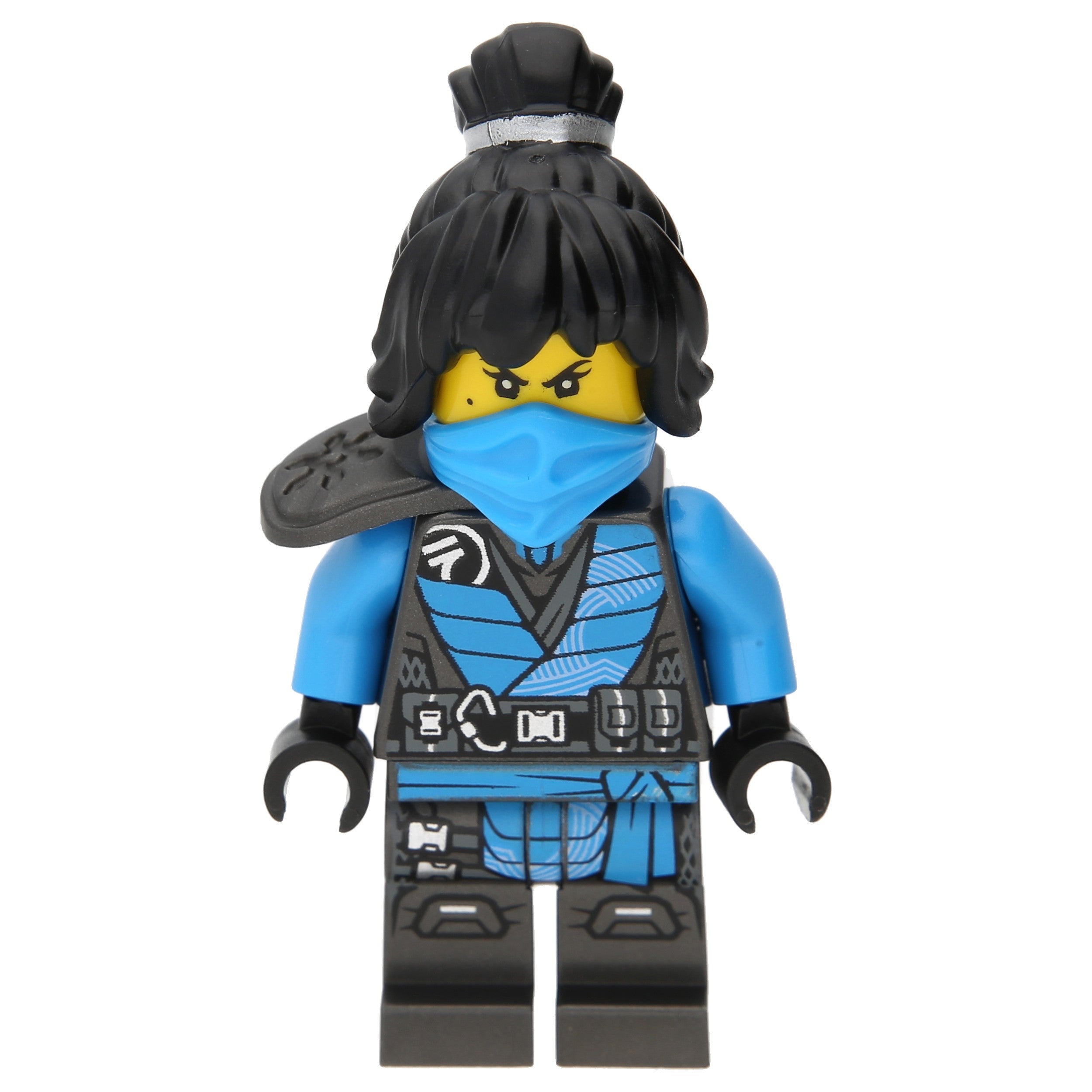 Lego Ninjago Minifigure NYA with shoulder plate, mask and hair (secr