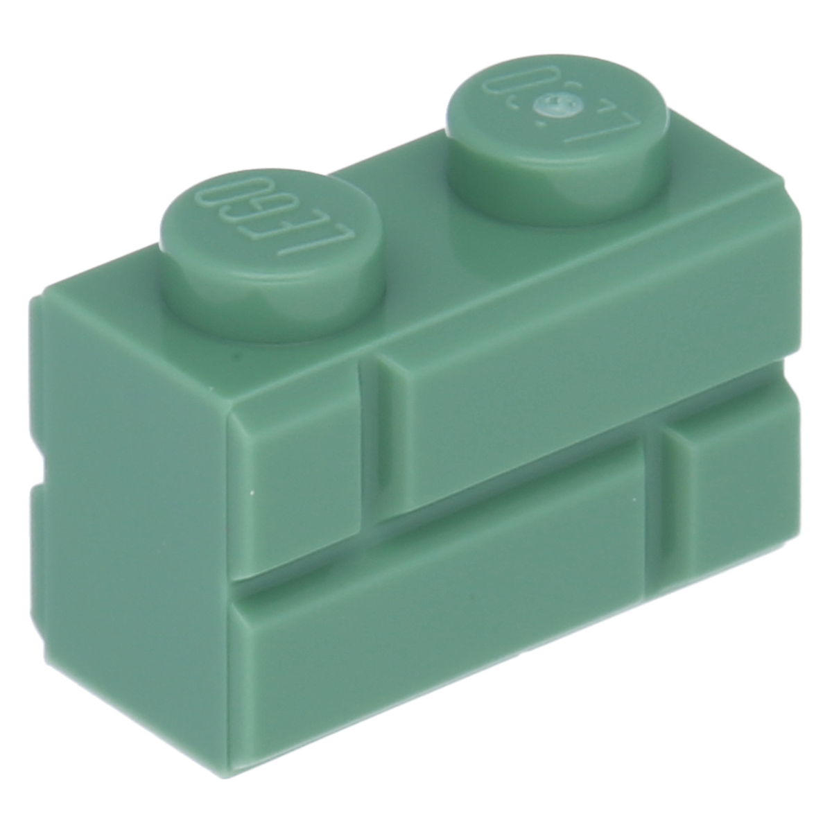 LEGO Steine (modifiziert) - 1 x 2 mit Mauerwerksprofil