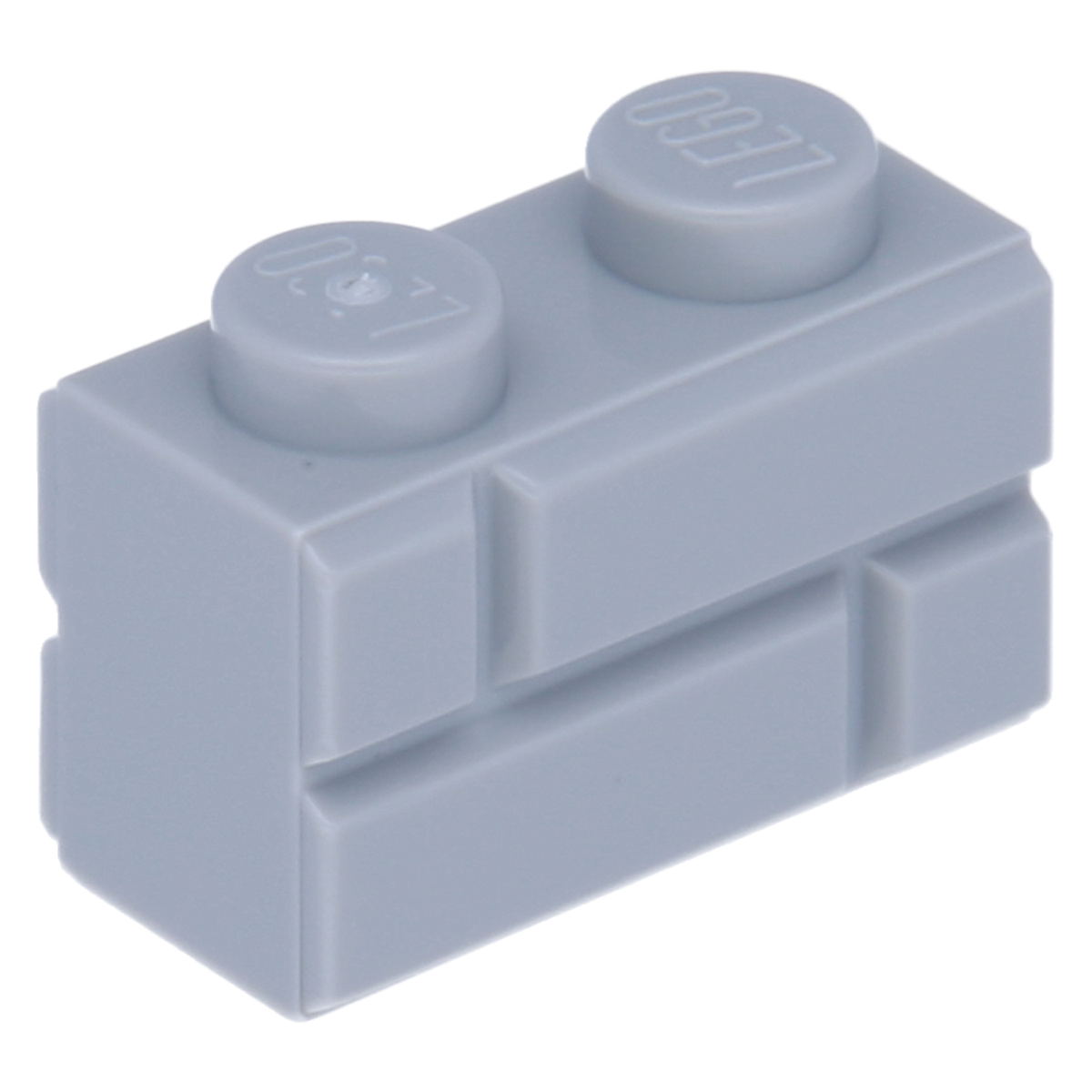 LEGO Steine (modifiziert) - 1 x 2 mit Mauerwerksprofil