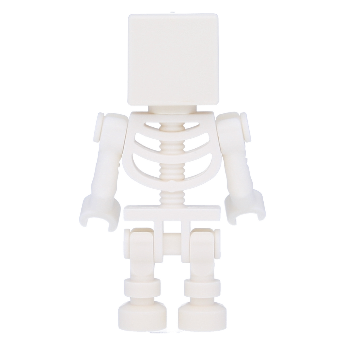 LEGO Minecraft Minifigur - Skellet mit quadratischem Schädel