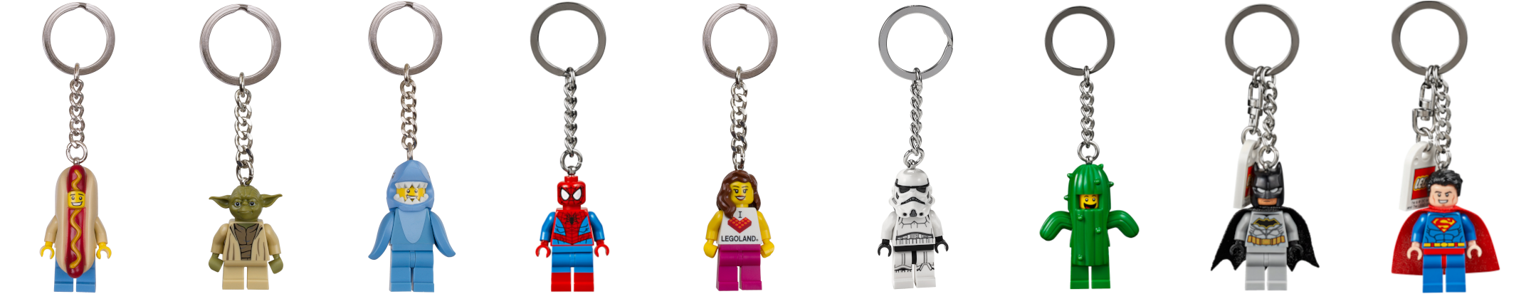 LEGO® Schlüsselanhänger (Minifiguren)