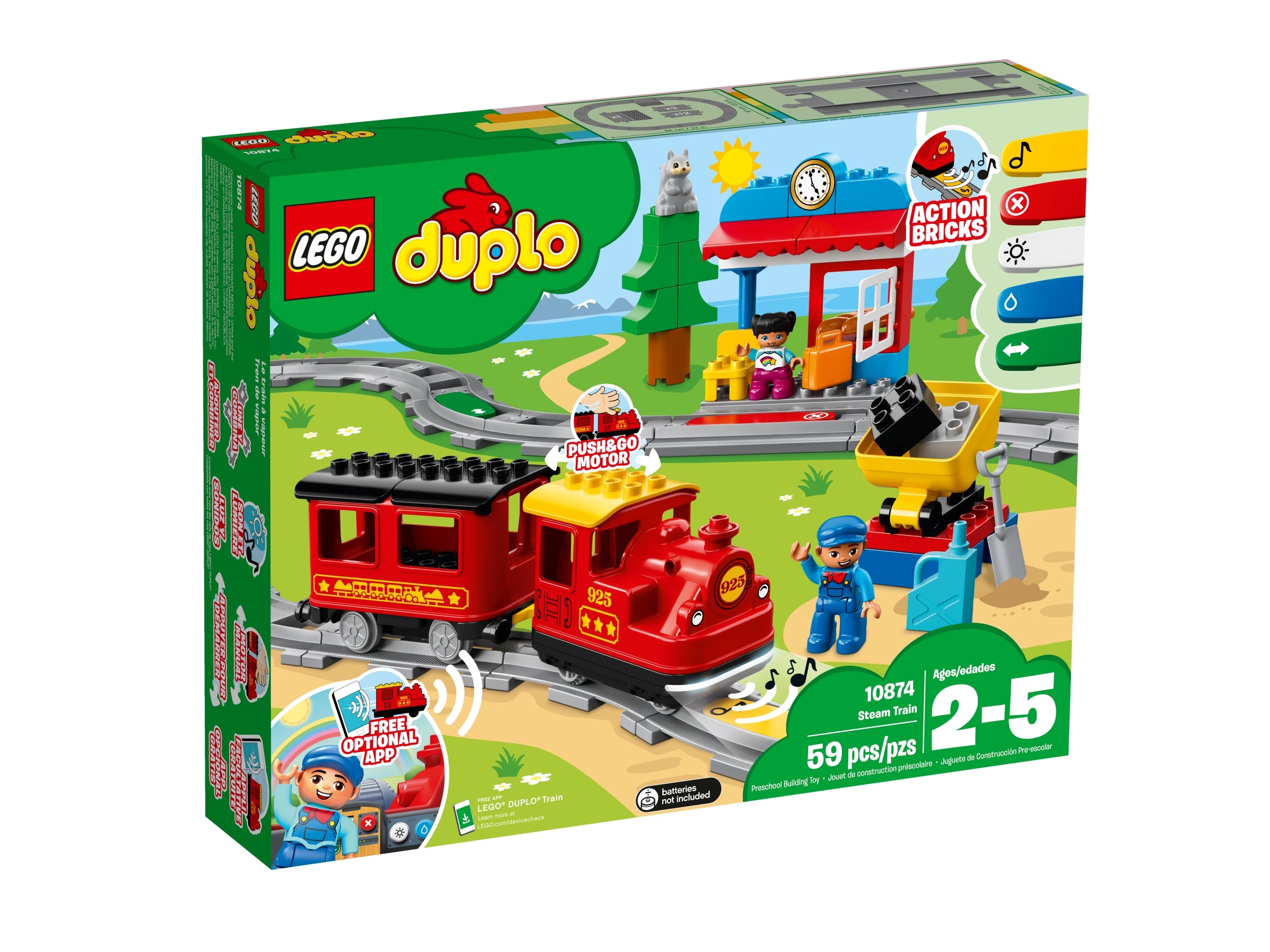 LEGO® steam train