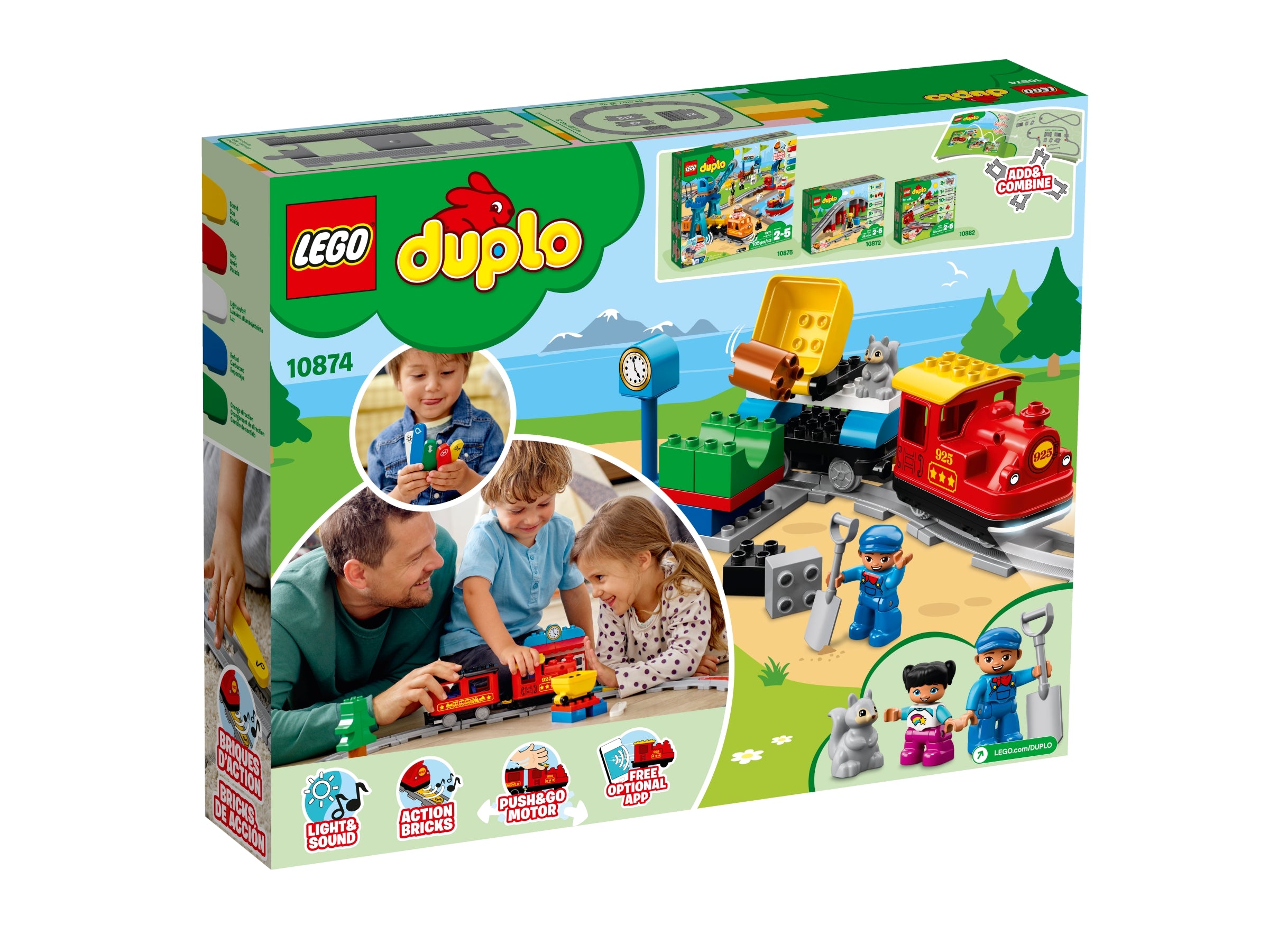 LEGO® steam train