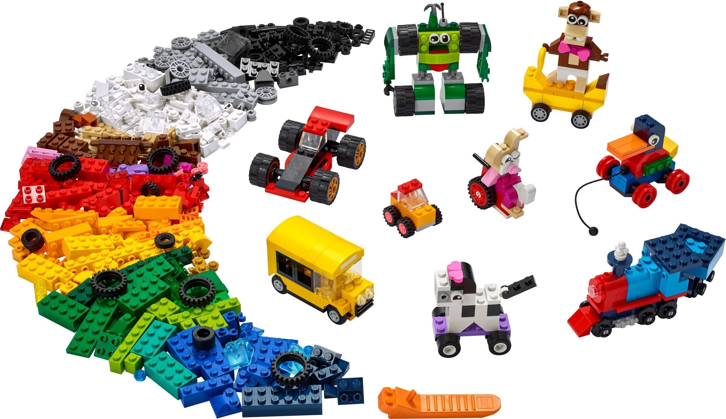 LEGO® Steinebox mit Rädern
