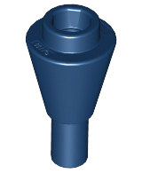 LEGO Bricks (cone) - 1 x 1 with rod (inverted)