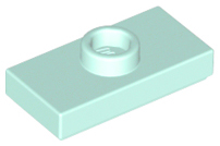LEGO Platten (modifiziert) - 1 x 2 mit 1 Noppe und unterem Noppenhalter