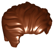 LEGO Minifigures Hair - Tousled and swept to the left