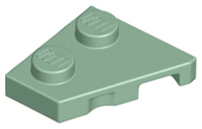 LEGO Plates (modified) - wing 2 x 2 (left)