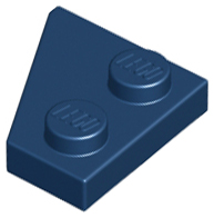 LEGO Plates (modified) - Plate 2 x 2 Right (27 degrees)