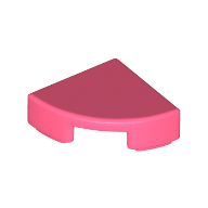 LEGO Tiles (modified) - 1 x 1 (round, 1/4)