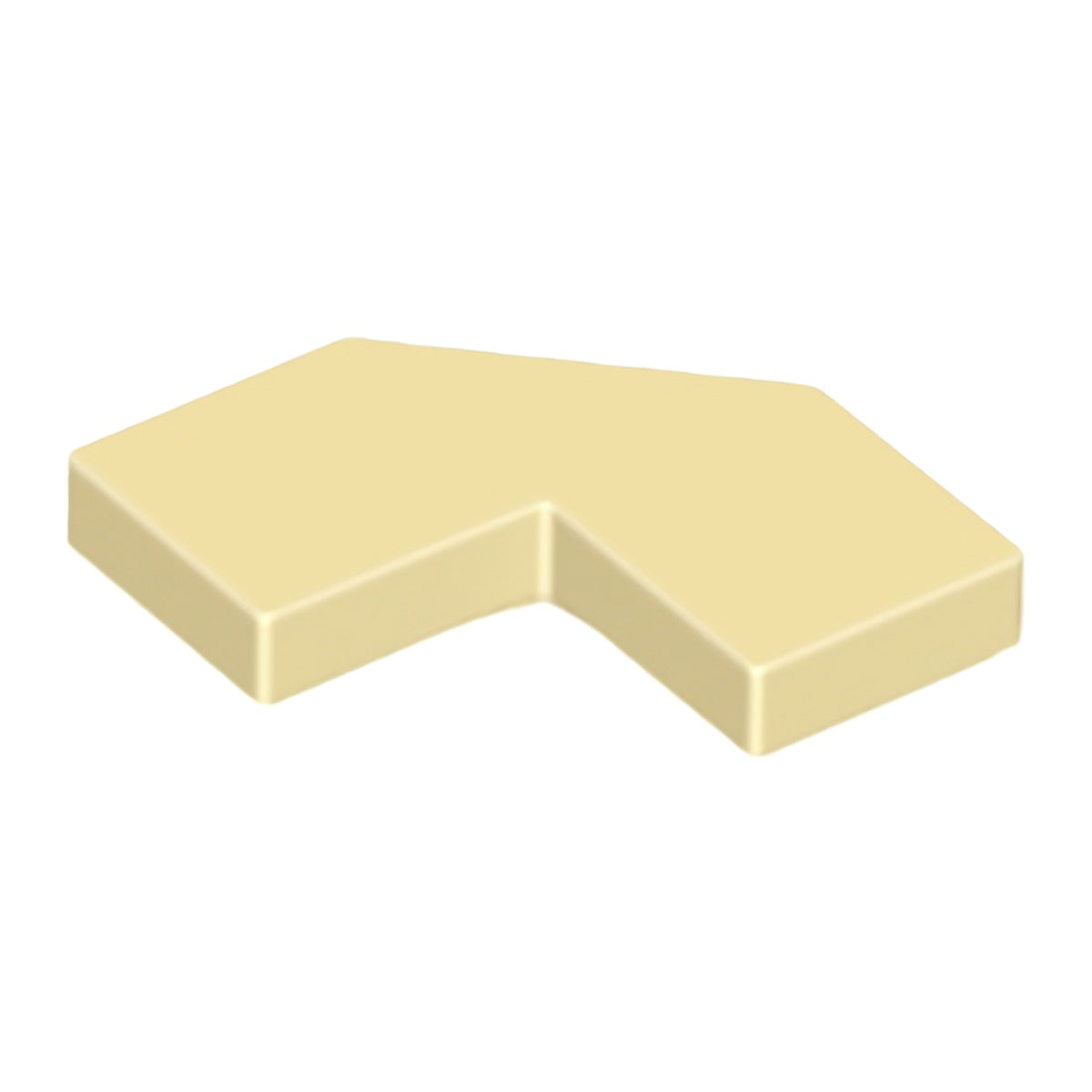 LEGO Tiles (modified) - Modified Facet 2 x 2 (with cutout)
