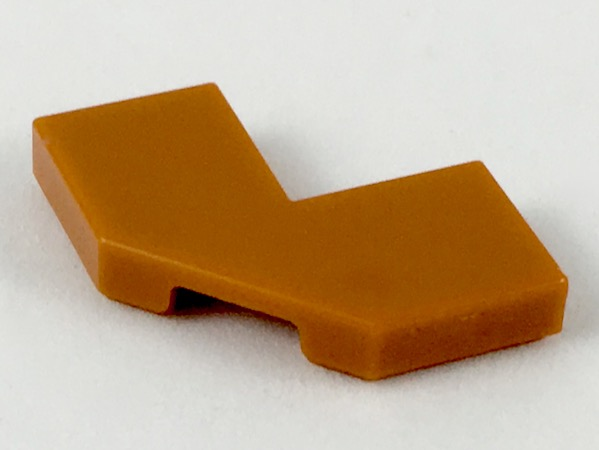 LEGO Tiles (modified) - Modified Facet 2 x 2 (with cutout)