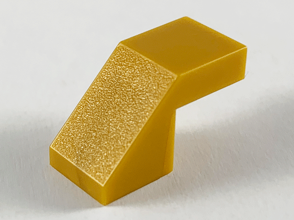 LEGO Slopes (modified) - 2 x 1 with cutout (without nub, 45°)