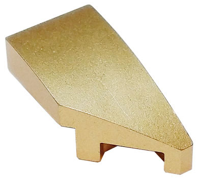 LEGO Slopes (modified) - Wing 1 x 2 with knob cutout (right, curved)