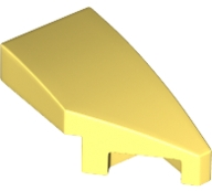 LEGO Slopes (modified) - Wing 1 x 2 with knob cutout (right, curved)