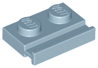 LEGO Platten (modifiziert) - 1 x 2 mit Türschiene