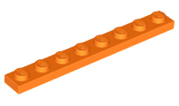 LEGO Plates (default) - 1x8