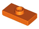 LEGO Plates (modified) - 1 x 2 with 1 stud