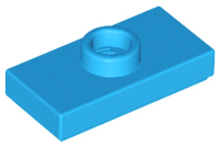 LEGO Platten (modifiziert) - 1 x 2 mit 1 Noppe und unterem Noppenhalter