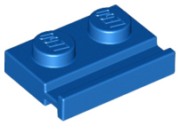 LEGO Platten (modifiziert) - 1 x 2 mit Türschiene