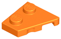 LEGO Plates (modified) - wing 2 x 2 (left)