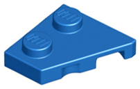 LEGO Plates (modified) - wing 2 x 2 (left)
