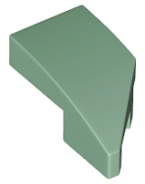 LEGO Slopes (modified) - Wing 1 x 2 with knob cutout (left, curved)