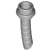 LEGO Minifigur Zubehör (Waffen) - Kurzer Lichtschwert-Griff mit Rillen