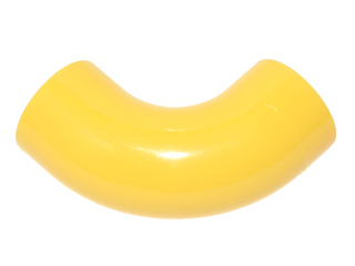 LEGO Steine (modifiziert) - 1 x 1 Makkaroniform ohne Noppen (90 Grad, Typ 2)