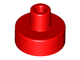 LEGO Tiles (modified) - 1 x 1 round with rod and pin holder