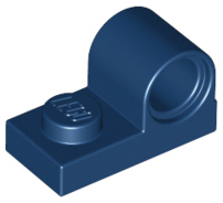 LEGO Plates (modified) - 1 x 2 with pin opening at top