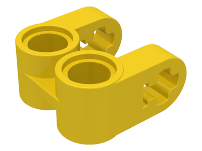 LEGO Technic connectors - vertical axes and pin connection (double pitch)