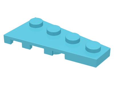 LEGO Plates (modified) - wing 2 x 4 (right)