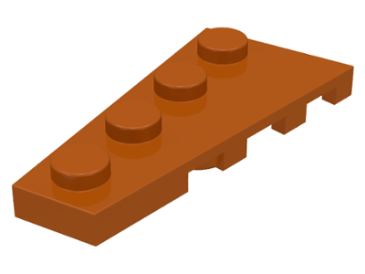 LEGO  Plates (modified) – Wedge 4 x 2 (Left)