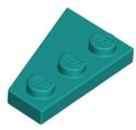 LEGO Plates (modified) - wing 3 x 2 (right)