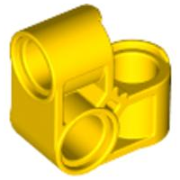 LEGO Technic Verbindungsstücke - 2 x 2 Pin Verbindung (senkrecht, gebogen)