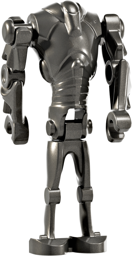 LEGO Minifigur Super Battle Droid - Pearl Dark Gray, Narrow Head (sw1321)
