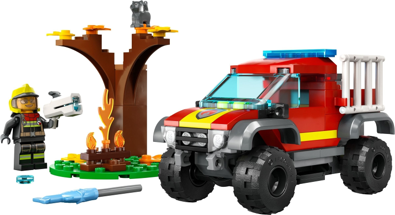 LEGO® fire department pickup truck