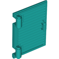 LEGO window shutters for 1 x 2 x 3 frames with hinges and handle