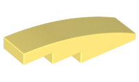 LEGO Slopes (modified) - 1 x 4 (rounded)