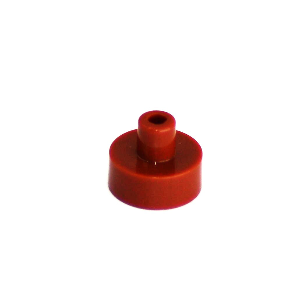 LEGO Tiles (modified) - 1 x 1 round with rod and pin holder