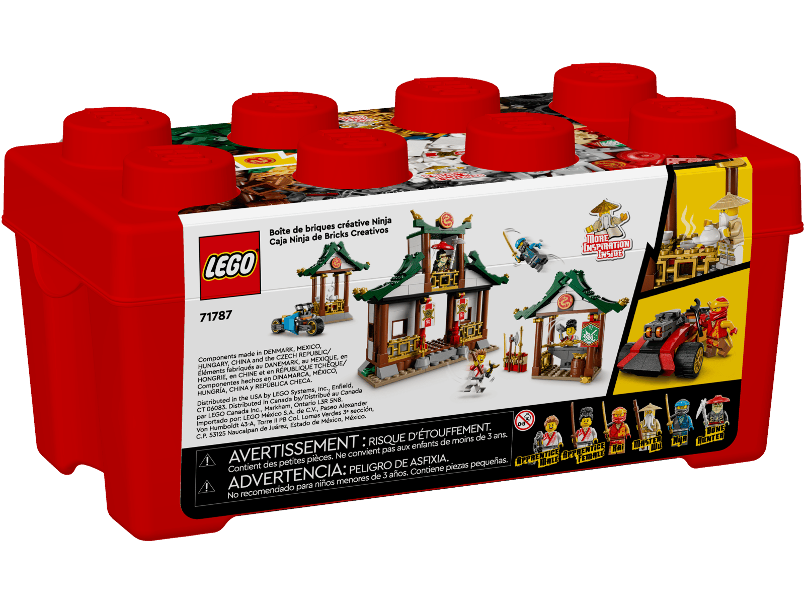 LEGO® Kreative Ninja Steinebox