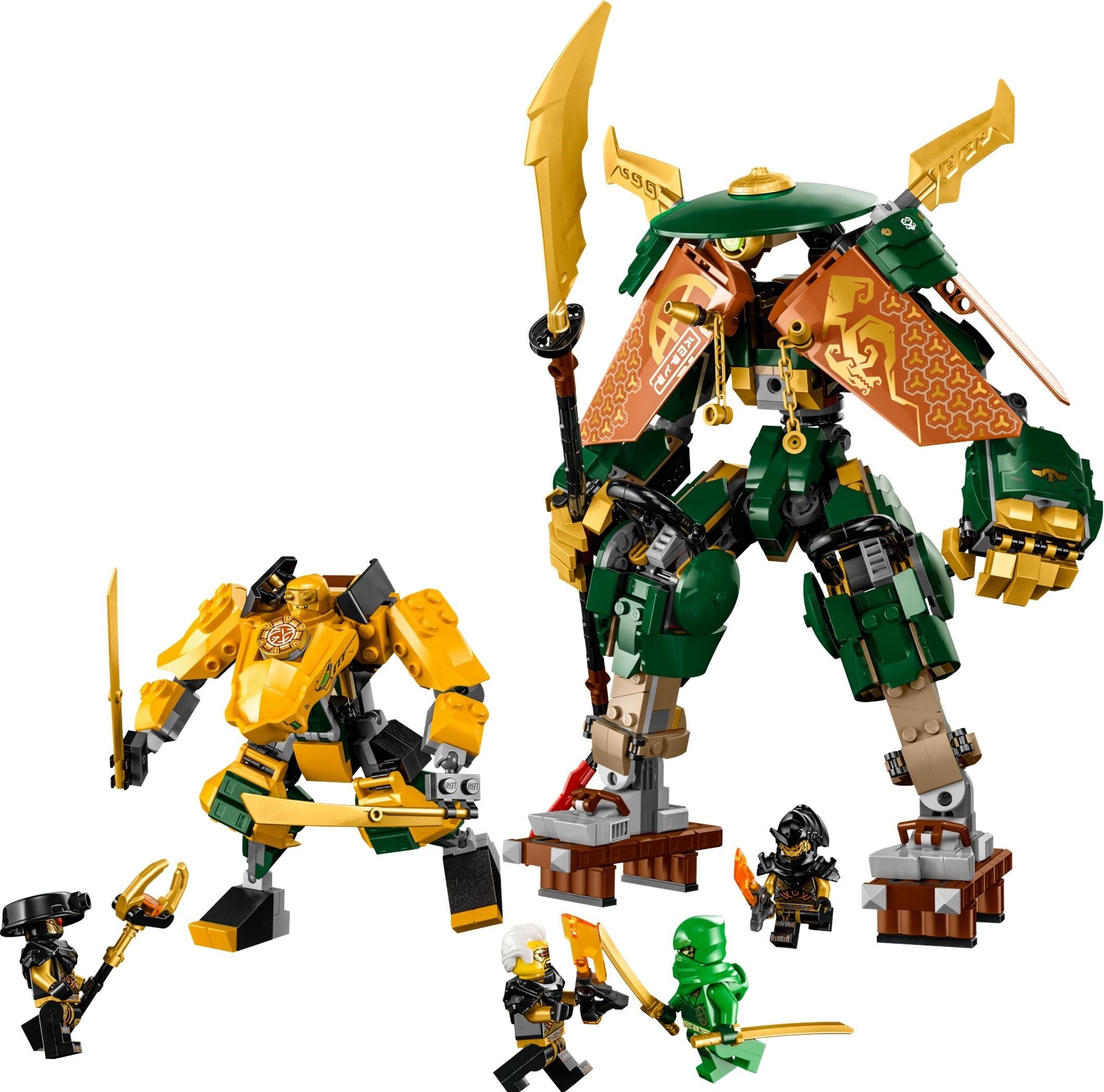 LEGO® Lloyd and Arin's training mechs