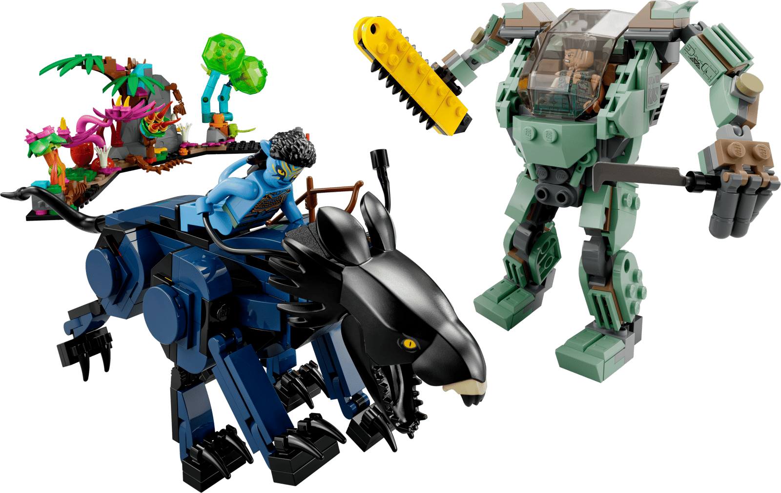 LEGO® Neytiri und Thanator vs. Quaritch im MPA