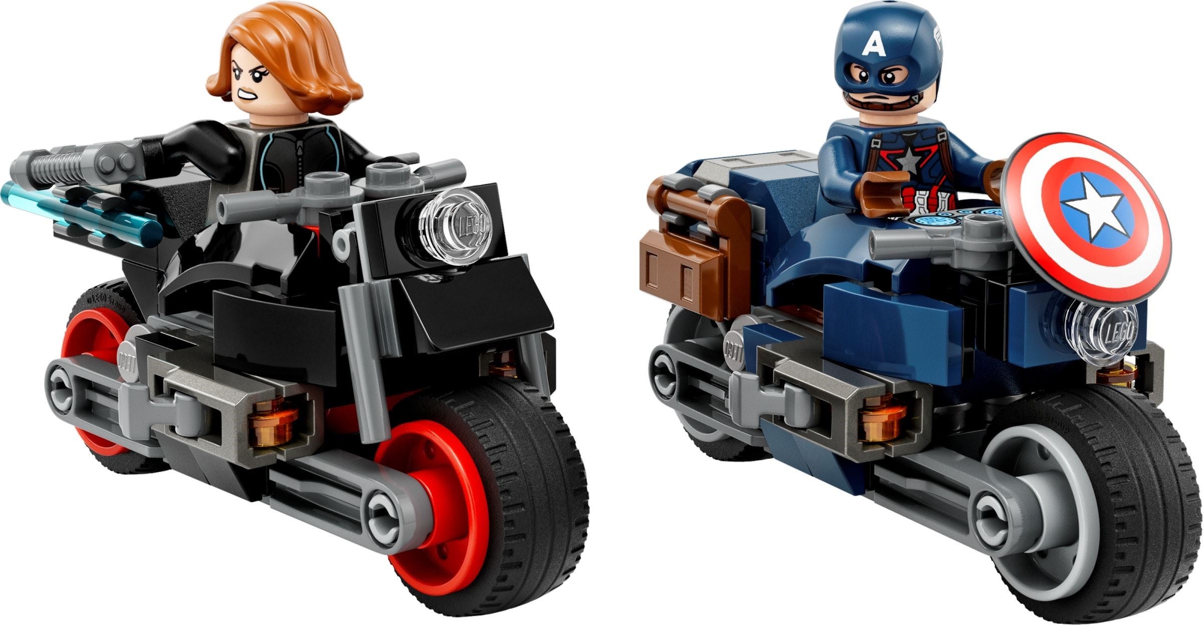LEGO® Black Widows & Captain Americas Motorräder