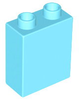 LEGO Duplo Bricks - 1 x 2 x 2 with bottom tube