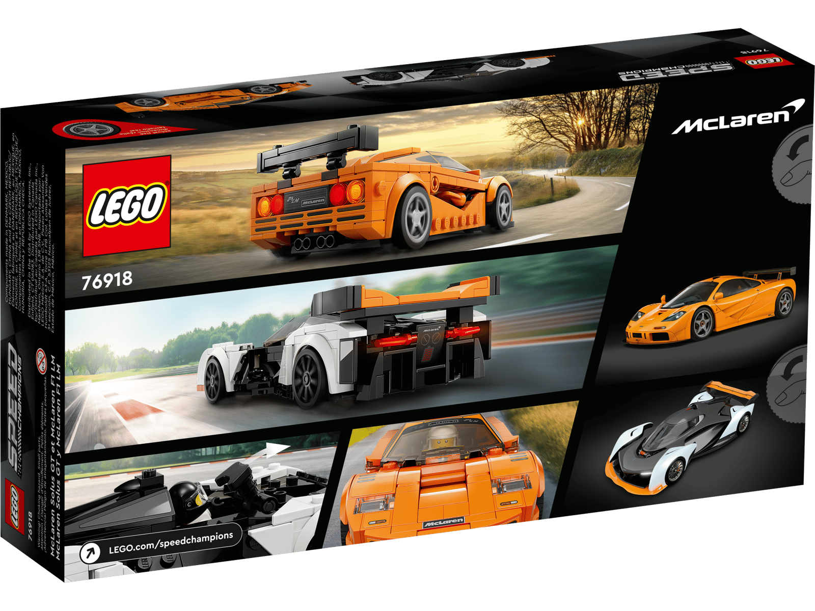 LEGO® McLaren Solus GT & McLaren F1 LM