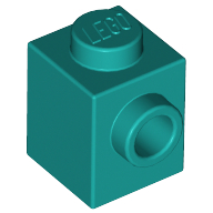 LEGO Bricks (modified) - 1 x 1 with a side nub